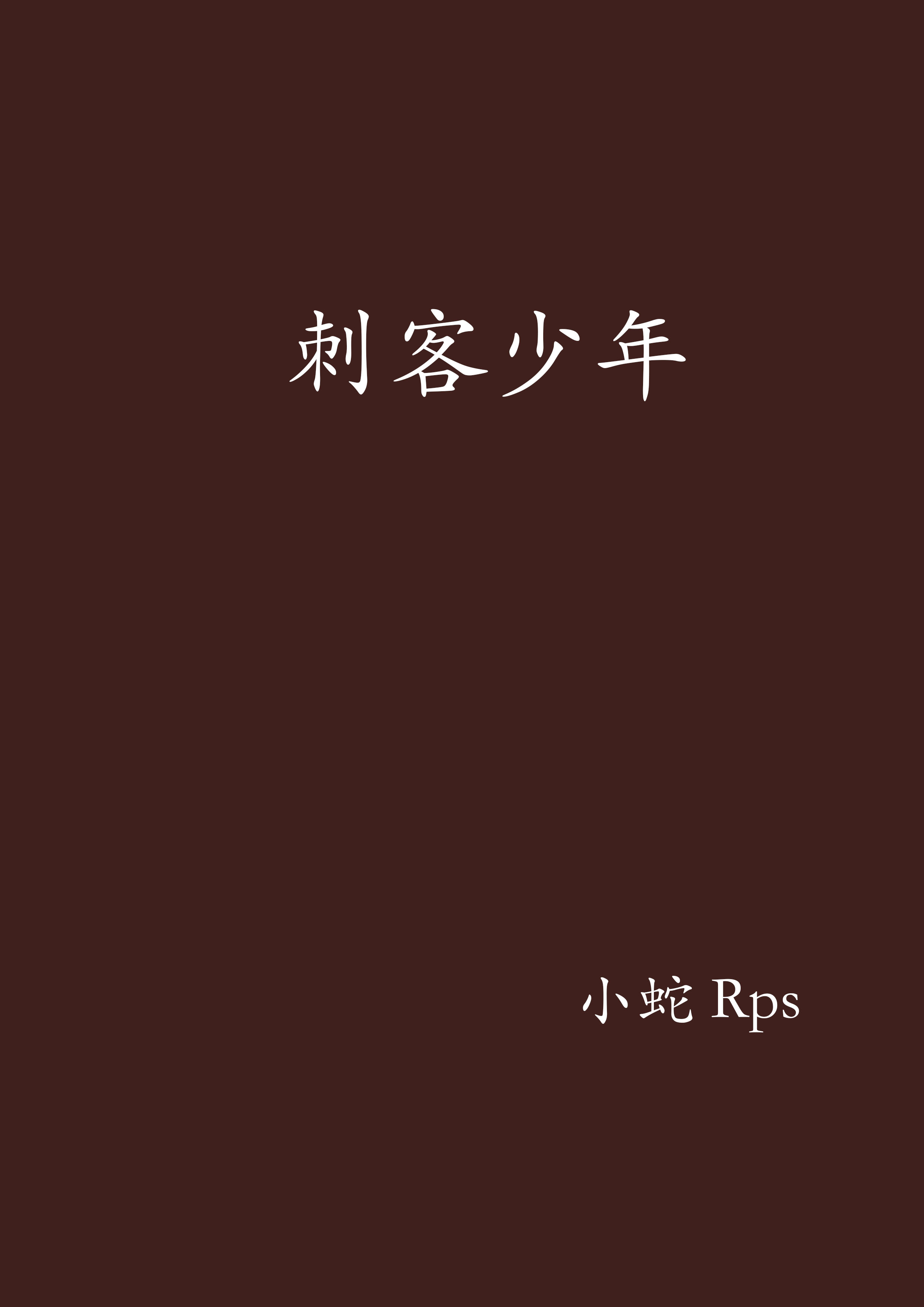 刺客少年(小蛇Rps作小說)