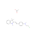 乙酸-2-[2-[4-[（2-氯乙基）甲氨基]苯基]乙烯基]-1,3,3-三甲基-3H-吲哚鎓鹽