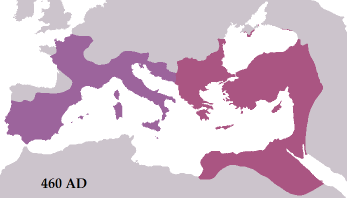 460年的帝國疆域