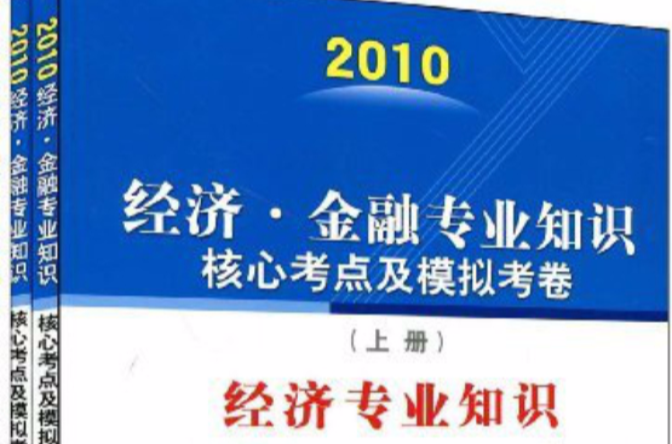 2010經濟·金融專業知識核心考點模擬考卷