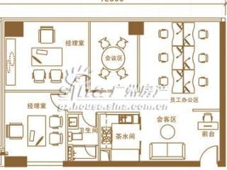 富力威爾斯商務公寓戶型圖