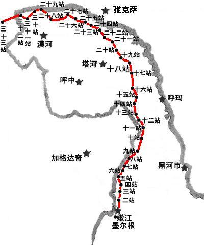 墨爾根古驛站驛道