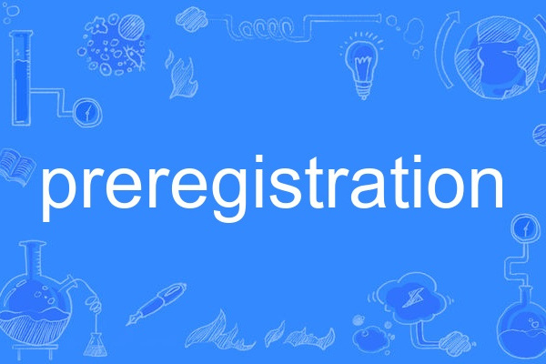 preregistration