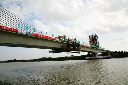 大治河矮塔斜拉橋