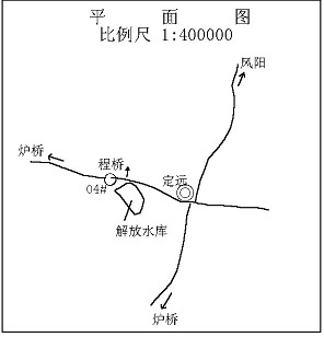 天長皖07井地理位置平面圖