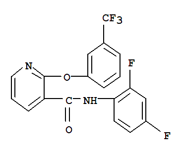 吡氟草胺結構式