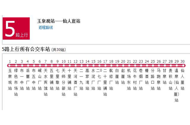 天水公交5路