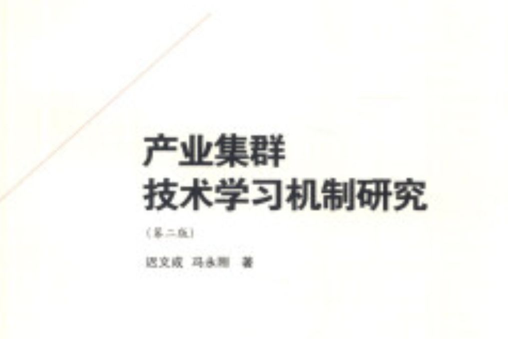 中國經濟與管理研究系列：產業集群技術學習機制研究