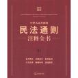 中華人民共和國民法通則注釋全書