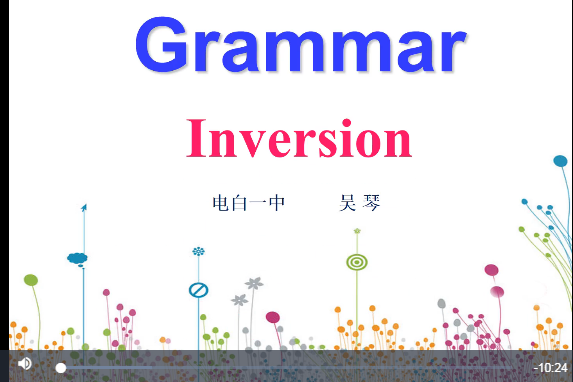 Grammar---Inversion