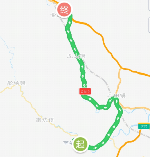 南靖公交9路路線圖