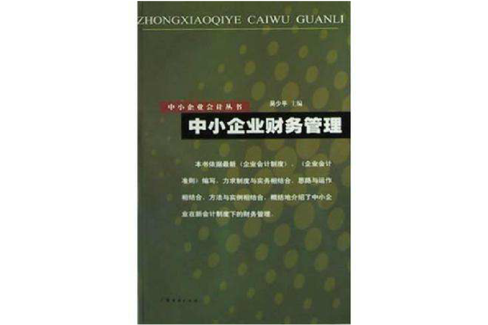 中小企業財務管理(2003年廣東經濟出版社出版書籍)