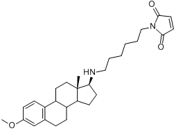 1-[6-[（(17β)-3-雌酮-1,3,5[10]-三烯-17-基）氨基]乙基]-1H-吡咯-2,5-二酮