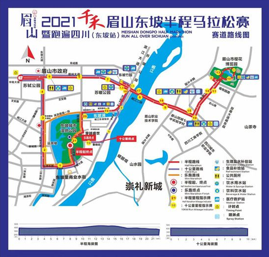 2021眉山東坡半程馬拉松賽