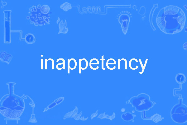 inappetency