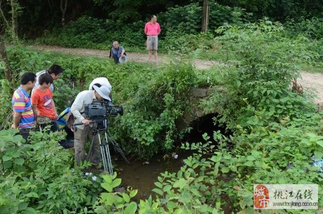 2012年夏，央視來花園洞拍攝三閭橋