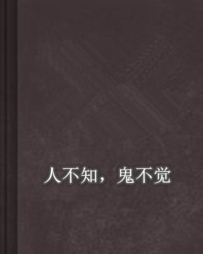 人不知，鬼不覺(小說)