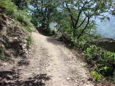 蘭坪白族普米族自治縣中排鄉煙川村進村公路