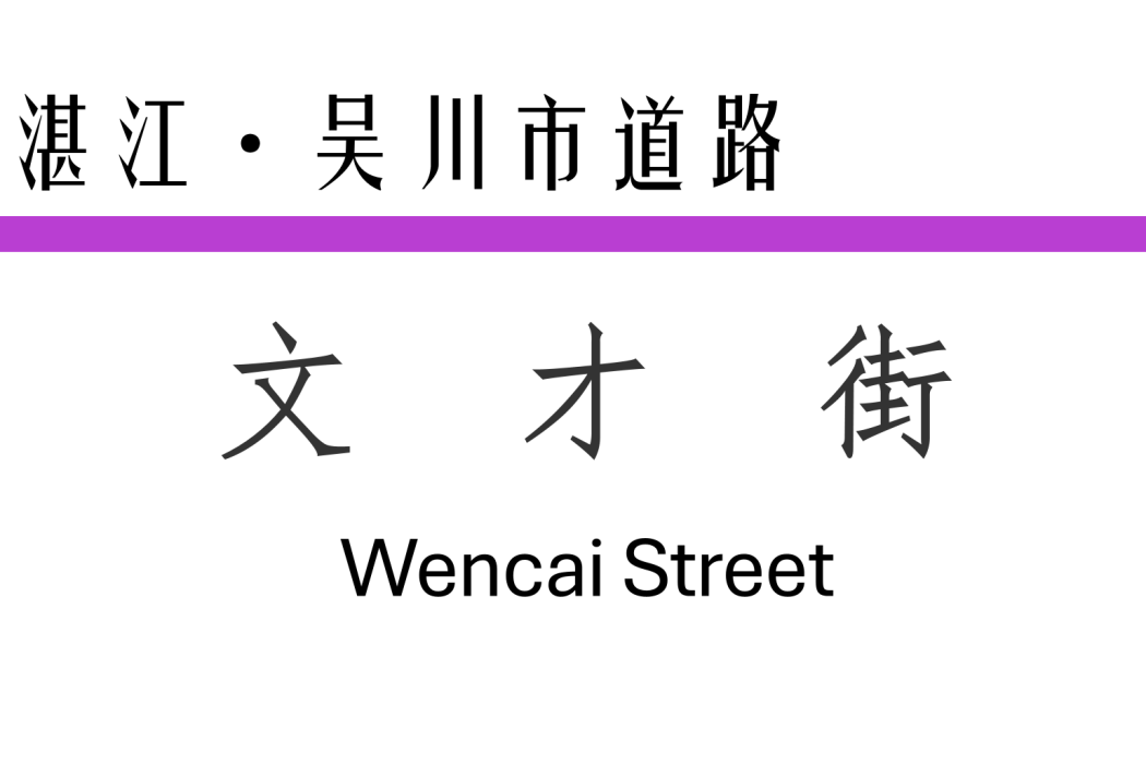 文才街(中國廣東省湛江市境內道路)