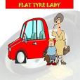 Peanut and the Flat Tyre Lady