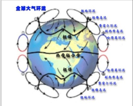 大氣環流圖