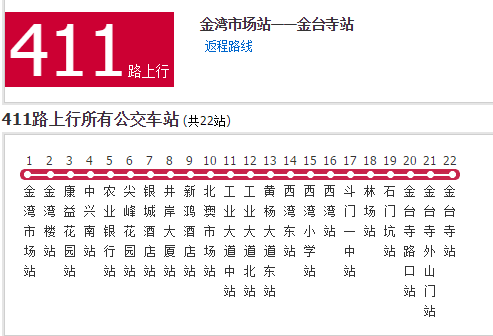 珠海公交411路