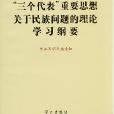 “三個代表”重要思想關於民族問題的理論學習綱要