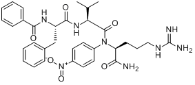 N-苯甲醯-L-苯丙-L-纈氨醯-L-精氨酸-4-硝基苯胺鹽酸鹽