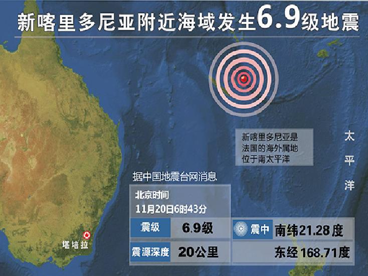 11·20新喀里多尼亞海域地震