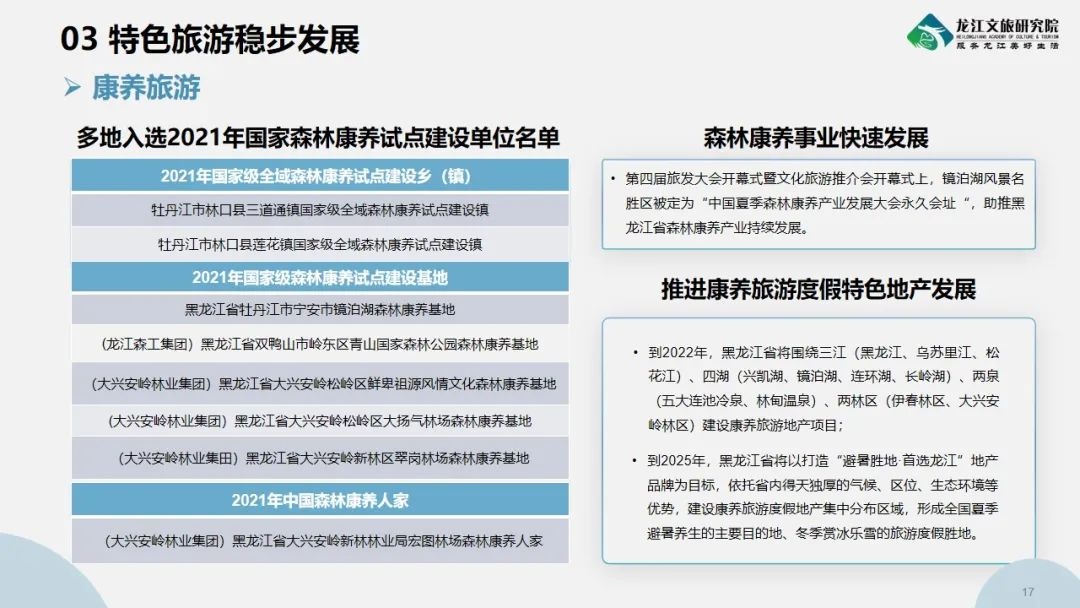 2021年度黑龍江省旅遊產業發展報告