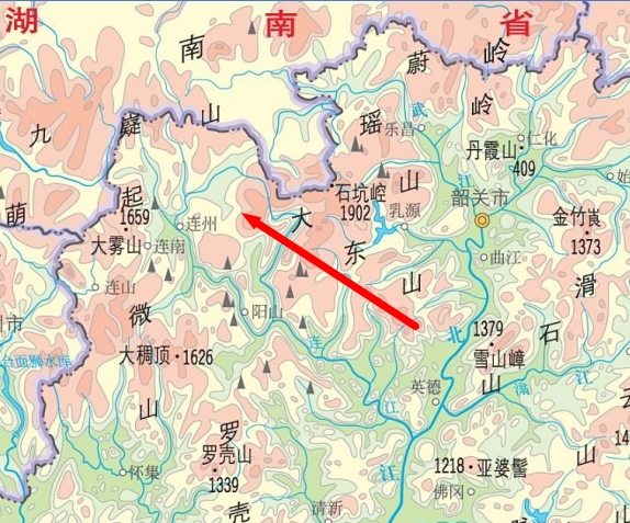 大東山(廣東省西北部的山脈)