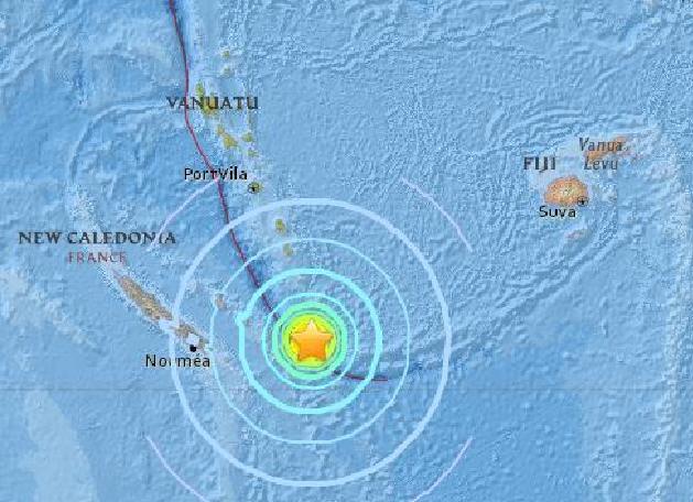 8·29新喀里多尼亞地震