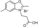 3-（2-甲醯乙基）-2,5-二甲基苯並惡唑翁溴