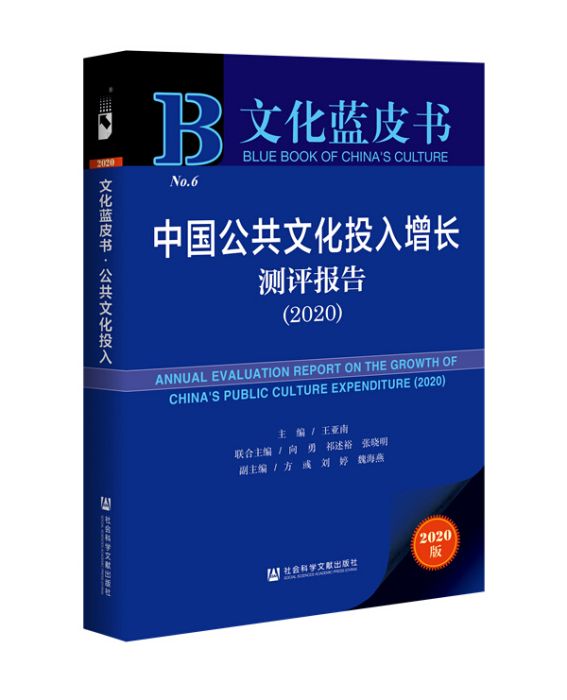 中國公共文化投入增長測評報告(2020)