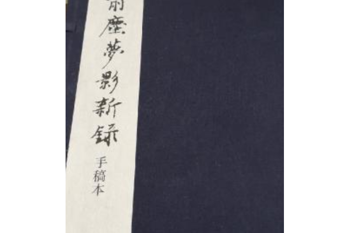 前塵夢影新錄(2008年廣西師範大學出版社出版的圖書)