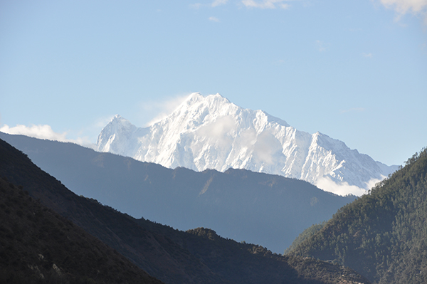 位於左貢縣碧土鄉的梅里雪山北坡