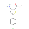 3-氨基-5-（4-氯苯基）噻吩-2-羧酸甲酯