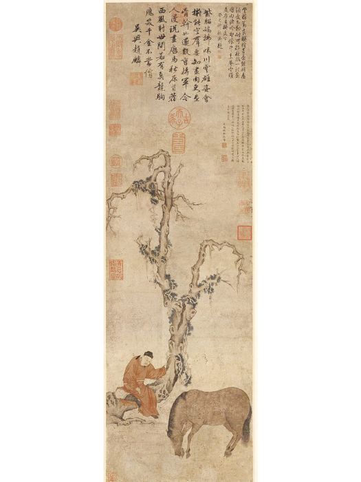 相馬圖(台北故宮博物院收藏的紙本設色畫)
