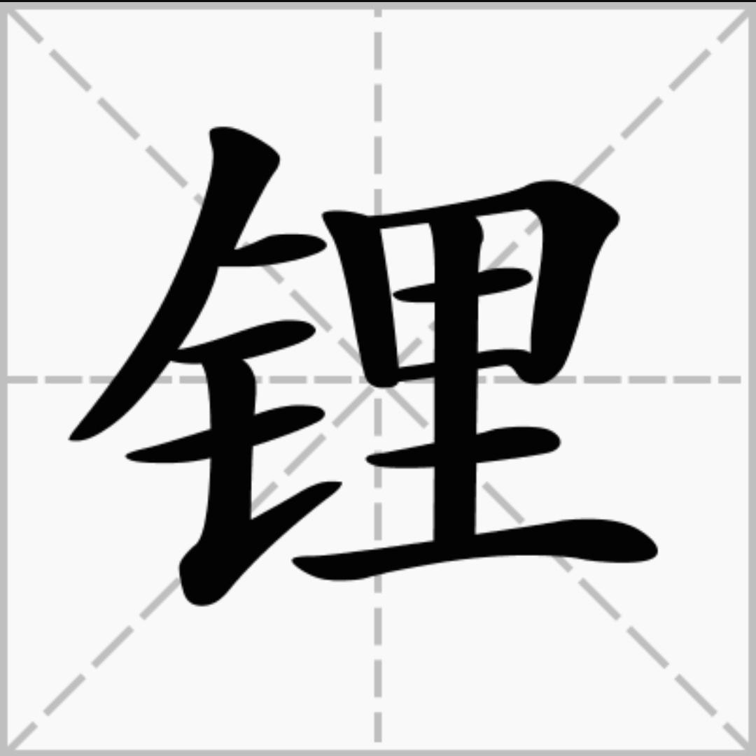 鋰(漢字)