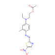 乙酸2-[N-乙基-4-[（5-硝基-2-噻唑基）偶氮]-間甲苯氨基]乙醇酯