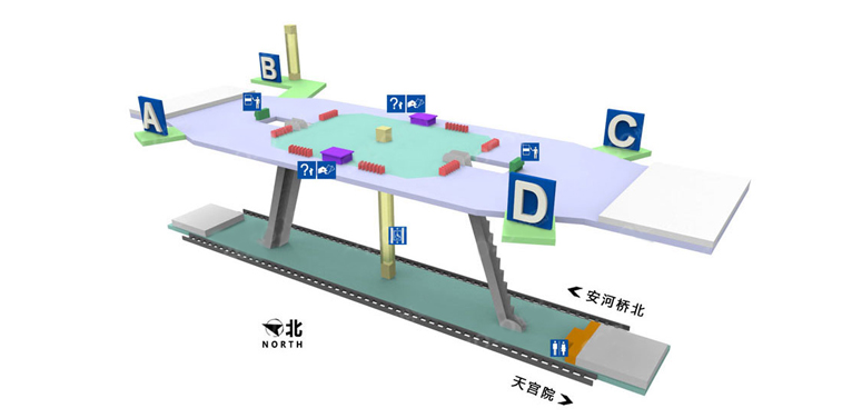 義和莊站結構