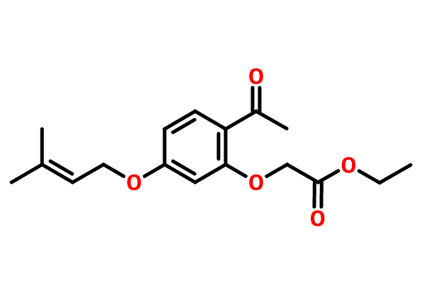 2\x27-乙氧基羰基甲氧基-4\x27-（3-甲基-2-丁烯氧基）苯乙酮