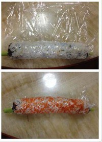 三文魚彩虹卷