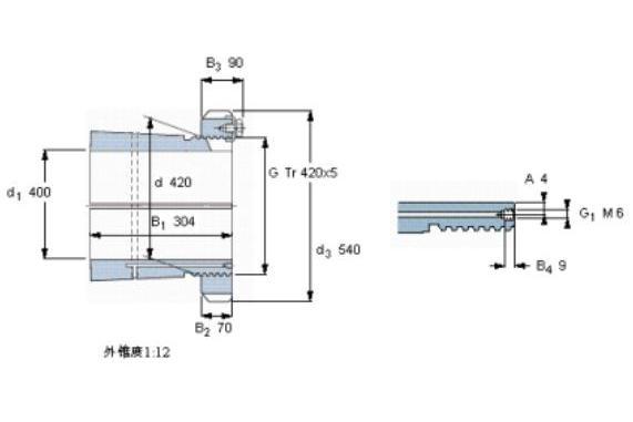 SKF OH3184H軸承