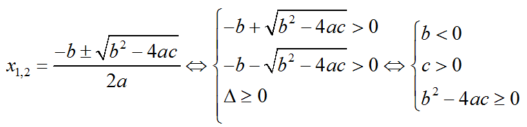 一元二次方程的根的分布