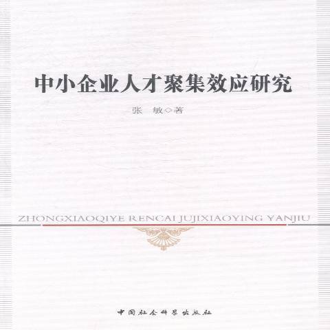 中小企業人才聚集效應研究(2014年中國社會科學出版社出版的圖書)