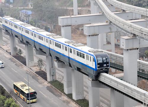 重慶軌道交通3號線單軌列車