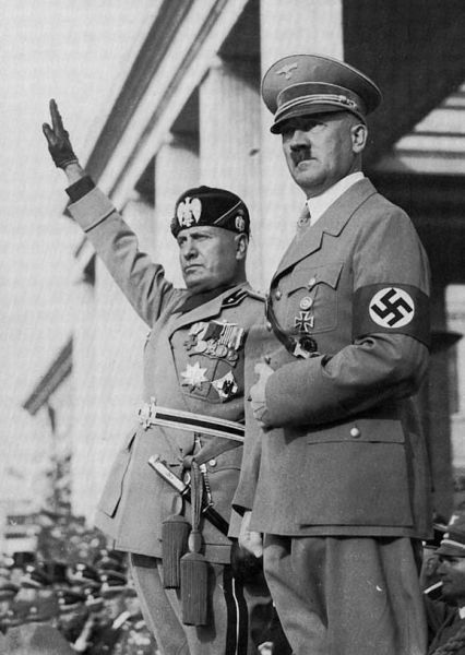 墨索里尼與希特勒