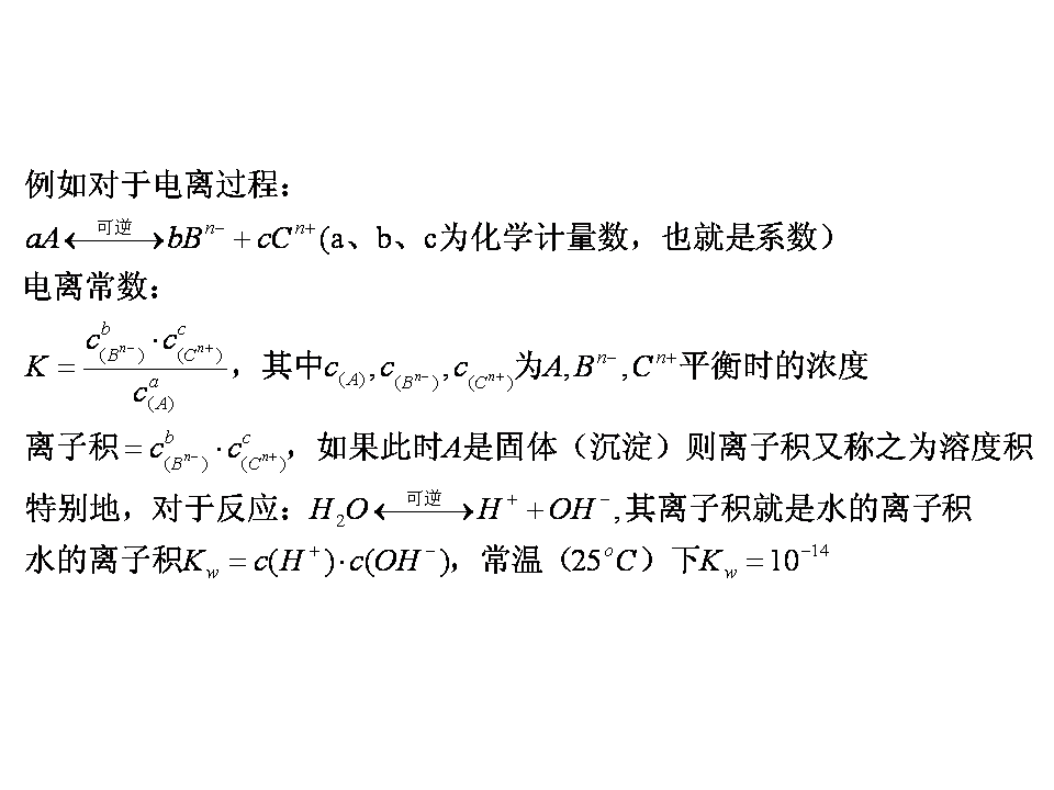 水的離子積常數