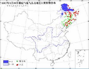 霜凍範圍